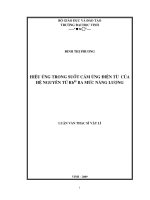 hiệu ứng trong suốt cảm ứng điện từ của hệ nguyên tử rb85 mức năng lượng_luận văn thạc sĩ vật lý
