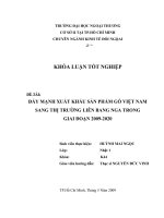 đẩy mạnh xuất khẩu sản phẩm gỗ việt nam sang thị trường liên bang nga trong giai đoạn 2009-2020
