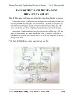 báo cáo thực hành truyền động thủy lực và khí nén