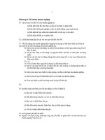 trắc nghiệm môn tài chính doanh nghiệp