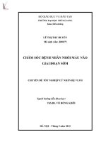 chăm sóc bệnh nhân nhồi máu não giai đoạn sớm full
