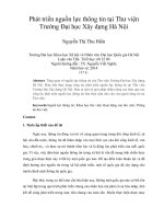 phát triển nguồn lực thông tin tại thư viện trường đại học xây dựng hà nội