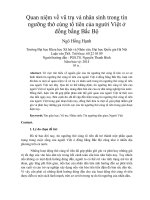 quan niệm về vũ trụ và nhân sinh trong tín ngưỡng thờ cúng tổ tiên của người việt ở đồng bằng bắc bộ