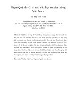 phạm quỳnh với di sản văn học truyền thống việt nam