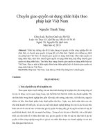 chuyển giao quyền sử dụng nhãn hiệu theo pháp luật việt nam