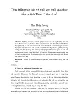 thực hiện pháp luật về nuôi con nuôi qua thực tiễn tại tỉnh thừa thiên - huế