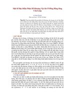 Một Số Đặc Điểm Phân Bổ Khoáng Vật Sét Ở Đồng Bằng Sông Cửu Long