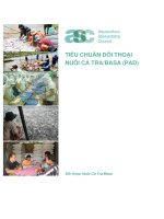 tiêu chuẩn đối thoại nuôi cá ba sa