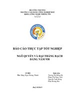 Xây dựng phim hoạt hình Ngô Quyền và đại thắng Bạch Đằng năm 938