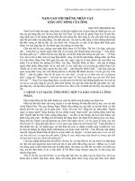 Nam cao với những nhân vật giàu sức sống của ông