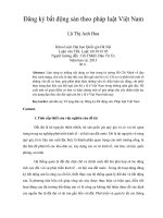 đăng ký bất động sản theo pháp luật việt nam