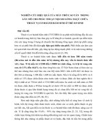 nghiên cứu hiệu quả của máy thở cao tần trong gây mê cho phẫu thuật nội soi lồng ngực chữa thoát vị