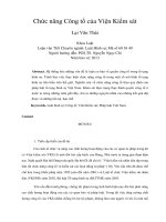 chức năng công tố của viện kiểm sát