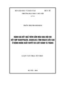 đánh giá kết quả tiêm cầm máu bằng adrenalin qua nội soi kết hợp rabeprazol (rabeloc) tĩnh mạch liều cao ở bệnh nhân xuất huyết do loét hành tá tràng