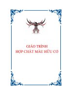 Giáo trình hợp chất màu hữu cơ