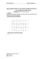 Đồ án môn học thủy lực