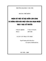 Nhận xét một số đặc điểm lâm sàng di chứng Viêm não Nhật Bản giai đoạn muộn theo YHCT