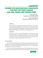 nghiên cứu khả năng bọc composite cho kết cấu thép cacbon làm việc trong môi trường biển
