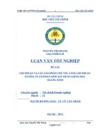 LỢI NHUẬN VÀ CÁC GIẢI PHÁP CHỦ YẾU TĂNG LỢI NHUẬN  Ở CÔNG TY CỔ PHẦN GỐM XÂY DỰNG GIẾNG ĐÁY  QUẢNG NINH