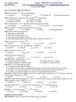 chuyên đề vật lý hạt nhân