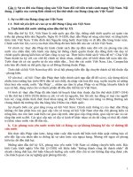 Đề cương ôn thi môn Chính trị Lịch sử Đảng