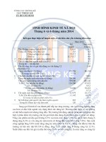 Tình hình kinh tế xã hội tháng 6 và 6 tháng năm 2014