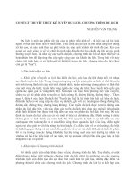 Cơ sở lý thuyết thiết kế tuyến du lịch