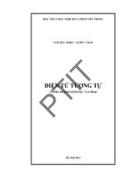 Bài giảng: Điện tử tương tự