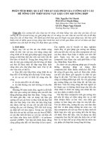 phân tích hiệu quả kỹ thuật giải pháp gia cường kết cấu bê tông cốt thép bằng vật liệu cốt sợi tổng hợp