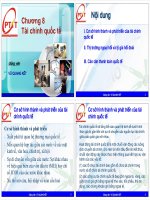 Tìm hiểu về tài chính quốc tế