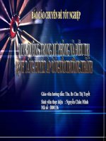 dinh dưỡng trong dự phòng và điều trị bệnh tăng huyết áp ở người trưởng thành