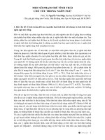 môt số phạm trù tình thái chủ yếu trong ngôn ngữ