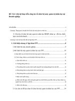 Liên hệ thực tiễn công tác tổ chức bộ máy quản trị nhân lực tại doanh nghiệp FPT