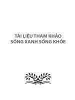 Tài liệu tham khảo: Sống xanh sống khỏe