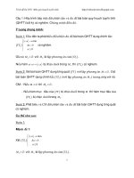 điều kiện cần và đủ để quy hoạch tuyến tính bất kỳ có nghiệm