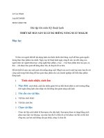 thiết kế máy sản xuất đá miếng năng suất 30 kg-h