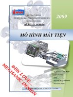 đồ án đại học công nghiệp tp.hcm về mô hình máy tiện