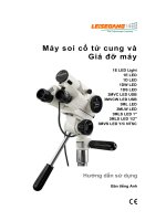 máy soi cổ tử cung và giá đỡ máy