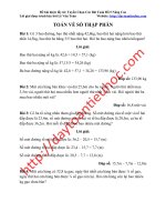 toán về số thập phân