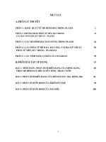 LÝ THUYẾT VÀ BÀI TẬP PLAXIS