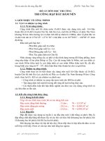 đồ án thi công đập đất đầm nén