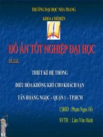 thiết kế hệ thống điều hòa không khí cho khách sạn tân hoàng ngọc – quận 1 – tp.hcm