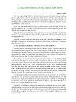 Màu sắc bộ gõ trong âm nhạc di sản Miền Trung