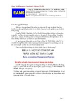 MỘT số TÍNH NĂNG PHẦN mềm kế TOÁN EAMS