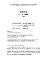 các giải pháp kỹ thuật tương ứng của công trình