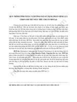 quy trình tính toán và hướng dẫn sử dụng phần mềm lực chọn chi tiết máy tiêu chuẩn MITCALE