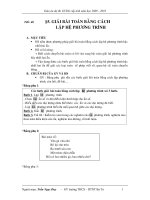 Giáo án đại số 9 Tiết 40: Giải bài toán bằng cách lập hệ phương trình