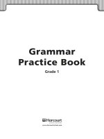 grammar practice book grade 1