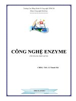giáo trình công nghệ anzyme