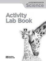 south carolina science activity lab book